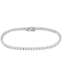 Stroili - Bracciale Tennis Claire Oro Bianco Cubic Zirconia - Lyst