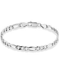 Stroili - Bracciale Catena Gentleman Argento Rodiato - Lyst