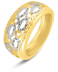 Stroili - Anello Fascia Isabelle Oro Bicolore - Lyst