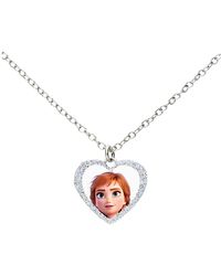 Stroili - Girocollo con pendente cuore Anna in argento e glitter - Lyst