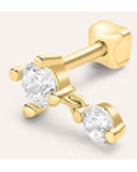 Stroili - Piercing Orecchio Doppio Punto Luce Helix Bon Ton Oro Giallo Cubic Zirconia - Lyst