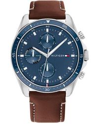 Tommy Hilfiger - Orologio Multifunzione Parker quadrante blu 1791837 - Lyst