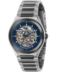 Maserati - Orologio Triconic con cinturino e cassa in acciaio silver - Lyst