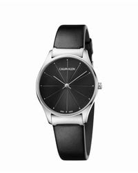 Calvin Klein - Orologio Classic Too quadrante nero K4D221CY-SA20 - Lyst