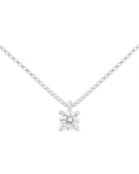 Stroili - Collana Punto Luce Claire Oro Bianco Cubic Zirconia - Lyst