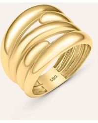 Stroili - Anello Fascia Isabelle Oro Giallo - Lyst