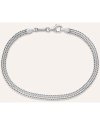 Stroili - Bracciale Catena Gentleman Argento Rodiato - Lyst