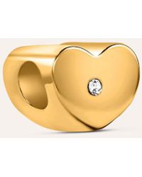 Stroili - Bead Essential Code Acciaio Dorato Cristallo - Lyst