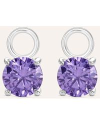 Stroili - Charm per Orecchini a Cerchio Silver Rainbow Argento Rodiato Cubic Zirconia - Lyst