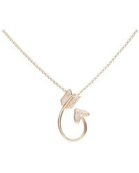 Stroili - Collana in ottone rosato con pendente freccia di Cupido con strass - Lyst
