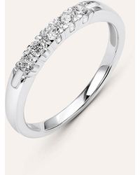 Stroili - Anello Riviere Firmamenti Oro Bianco Diamante - Lyst