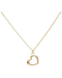 Stroili - Collana in ottone oro rosa con pendente cuore glitter - Lyst
