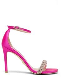 Stuart Weitzman - Nudistcurve 100 Highshine Sandal - Lyst