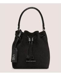 Stuart Weitzman - Rae Mini Bucket Bag Handbags - Lyst