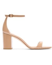 Stuart Weitzman - Nudist Ii 75 Block Sandal - Lyst