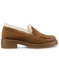 Stuart Weitzman - Celia Lite Shearling Loafer - Lyst