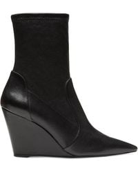 Stuart Weitzman - Stuart Wedge 85 Sock Bootie - Lyst