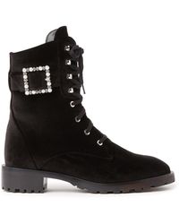 Stuart Weitzman - Pearl Buckle Bootie - Lyst