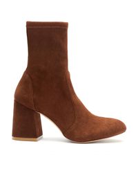 Stuart Weitzman - Flareblock 85 Stretch Bootie - Lyst