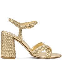 Stuart Weitzman - Alyssa Woven Block 85 - Lyst
