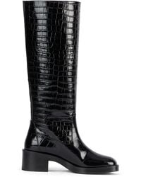 Stuart Weitzman - Kaia Knee-High Boot, Boots And Booties, , Dress Croc - Lyst