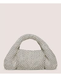 Stuart Weitzman - Moda Crystal Pearl Mini Tote Handbags - Lyst