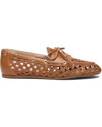 Stuart Weitzman - Tinsley Woven Moccasin - Lyst