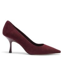 Stuart Weitzman - Pointed-Toe Suede Stiletto Pumps - Lyst