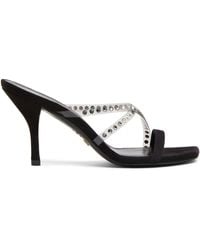 Stuart Weitzman - Strapeze Crystal 85 Slide - Lyst