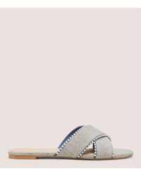 Stuart Weitzman - Roza Pearl Slide The Sw Outlet - Lyst