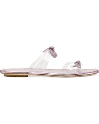 Stuart Weitzman - Bow-Detail Embellished Sandals - Lyst