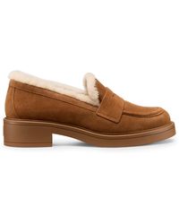 Stuart Weitzman - Celia Lite Shearling Loafer - Lyst