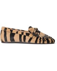 Stuart Weitzman - Britt Mokassin Mit Fransen - Lyst