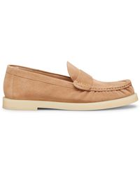 Stuart Weitzman - Blake Loafer, Flats And Loafers, , Sport Suede - Lyst