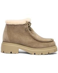 Stuart Weitzman - Hudson Shearling Chukka - Lyst