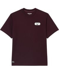 Lacoste - Ultra Dry Tennis Heritage Graphic T-Shirt - Lyst
