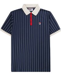Fila - Bb1 Classic Vintage Striped Polo Shirt - Lyst