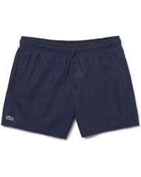 lacoste quick dry swim shorts