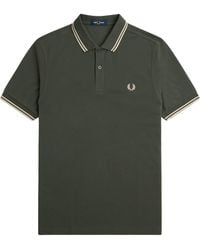 Fred Perry - M3600 Twin Tipped Polo Shirt - Lyst