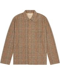 Kestin - Printed Check Jersey Portree Overshirt - Lyst
