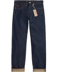 RRL - Straight Fit Once-Washed Selvedge Jean - Lyst
