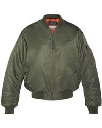 Schott Nyc - Recycled Nylon Ma-1 90's Fit Bomber Jacket - Lyst