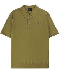 Paul Smith - Zebra Logo Knitted Polo Shirt - Lyst