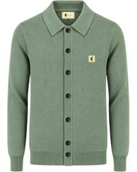 Gabicci - Azima Long Sleeve Plain Knit Button Thru - Lyst