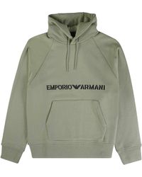Emporio Armani - Logo Hoodie - Lyst