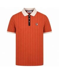 Fila - Bb1 Classic Vintage Striped Polo Shirt - Lyst