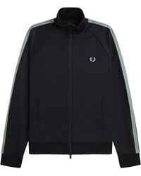 Fred Perry - Two Colour Tape Track Jacket - Lyst