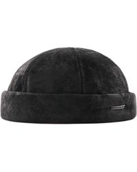Stetson - Hats Leather Docker Hat - Lyst