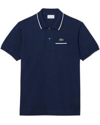 Lacoste - Classic Fit Pocket Accent Polo Shirt - Lyst