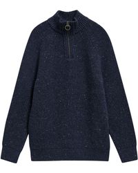 Barbour - Fleck Half Zip - Lyst